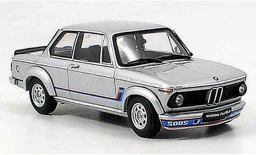 Bmw 2002 Turbo 1/43 Autoart grau metallisee 1973 modellautos