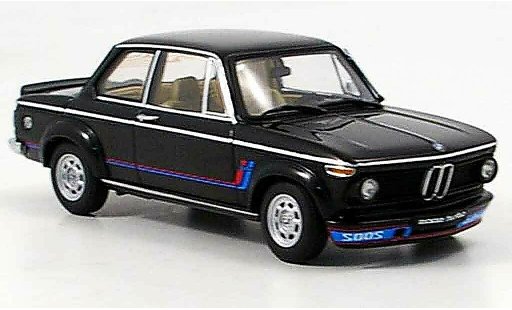 Bmw 2002 Turbo 1/43 Autoart schwarz 1973 modellautos