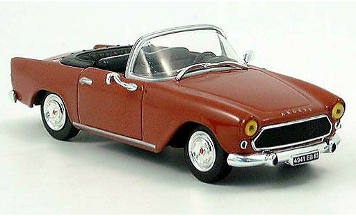Simca Oceane Base 1/43 Norev rot 1958 modellautos