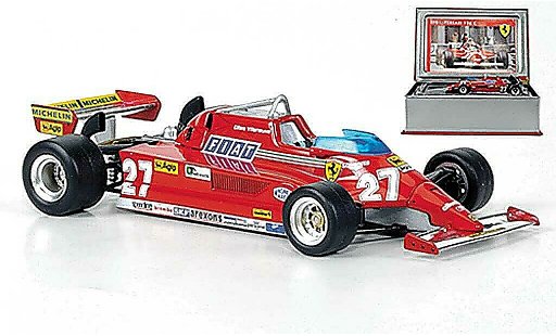 Ferrari 126 C2 1/43 IXO No. 27 G.Villeneuve GP Monaco modellautos