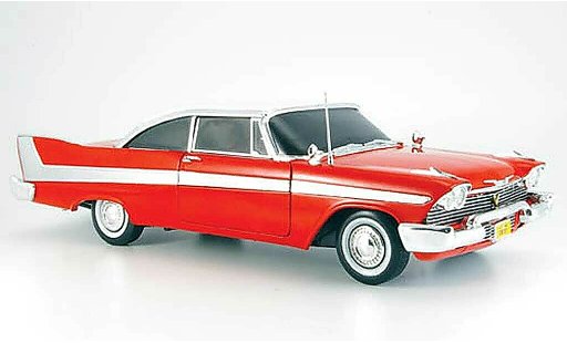 Plymouth Fury Christine 1/18 Ertl rot/weiss 1958 modellautos