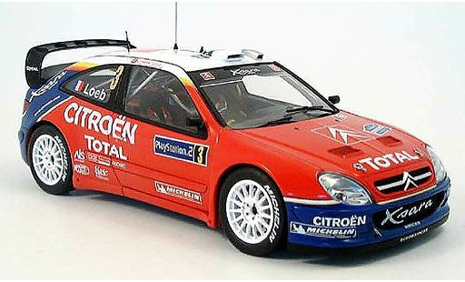 Citroen Xsara WRC 2004 1/18 Autoart no.3 s.loeb/d.elena tour de corse modellautos