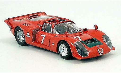 Alfa Romeo 33.2 spyder 1/43 Best 1968 No.7 Facetti/Biscaldi Mugello modellautos