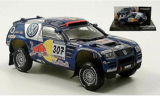 Volkswagen Touareg Dakar 1/43 Minichamps rallye saby perin 2005 modellautos