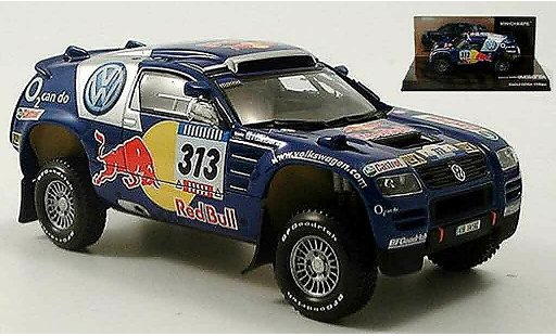 Volkswagen Touareg Dakar 1/43 Minichamps rallye kankkunen repo 2005 modellautos