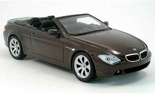 Bmw 645 Cabriolet 1/18 Welly E64 ci rot 2004 modellautos