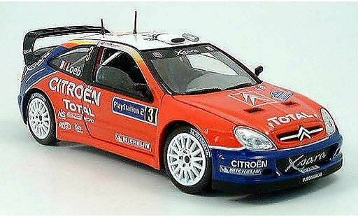 Citroen Xsara WRC 2004 1/18 Solido no.3 total sieger tour de corse modellautos