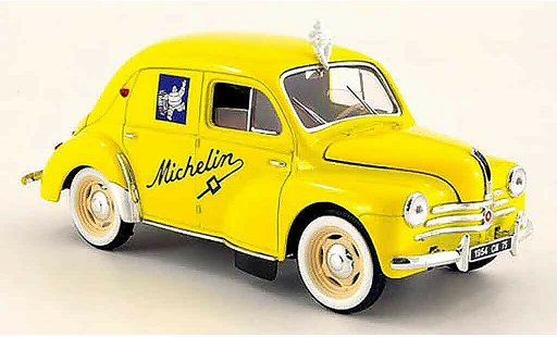 Renault 4CV Base 1/18 Solido michelin 1954 modellautos