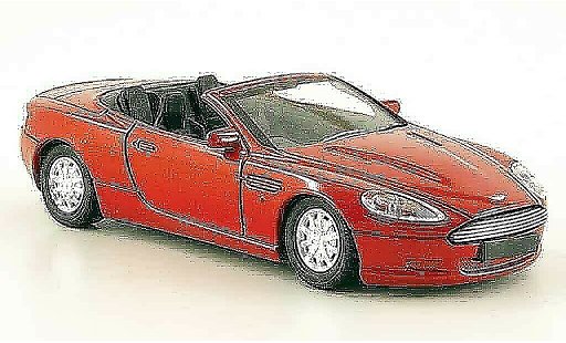 Aston Martin DB9 volante 1/43 Solido cabriolet rot 2005 modellautos