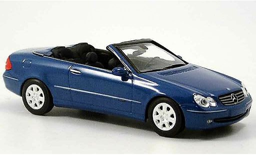 Mercedes Classe CL Cabriolet 1/43 Minichamps K Cabrio blau 2003 modellautos