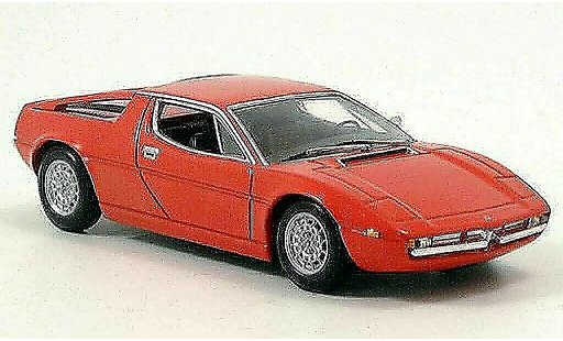 Maserati Merak Base 1/43 Minichamps rot 1974 modellautos