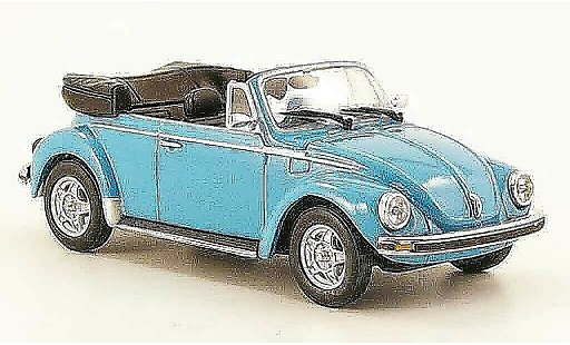 Volkswagen Coccinelle Cabriolet 1/43 Minichamps 1303 blau 1974 modellautos