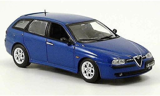 Alfa Romeo 156 sportwagon 1/43 Minichamps blau 2001 modellautos