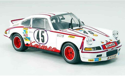 Porsche 911 RSR 1/43 Minichamps Carrera Sieger LeMans Kremer Schickentan 1973 modellautos