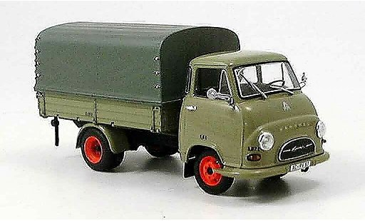 Hanomag Kurier Pritsche 1/43 Minichamps grau schwarz modellautos