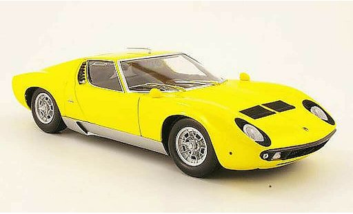 Lamborghini Miura P400 1/18 Kyosho s gelb modellautos
