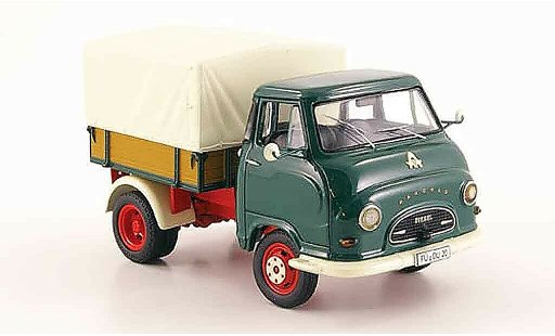 Hanomag Kurier Pritsche 1/43 Schuco gr&Atilde;&frac14;n Enser Plane modellautos