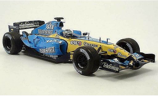 Renault F1 2005 1/18 Hot Wheels g. fisica modellautos
