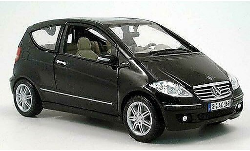 Mercedes Classe A Base 1/18 Maisto noir 3-turer 2005 modellautos