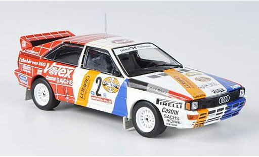 Audi Quattro rallye 1/43 Minichamps No.2 Lobro/Votex Demuth/Lux Hunsuck Rally 1984 modellautos