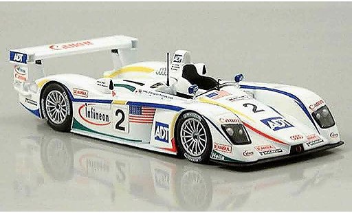 Audi R8 LMP course 1/43 Minichamps 2004 LeMans Letho Werner Pirro modellautos