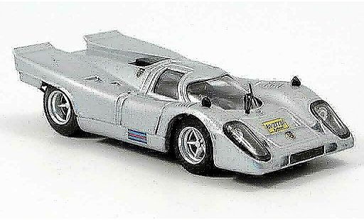 Porsche 917 1975 1/43 Brumm Stra?enversion grau metallisee modellautos