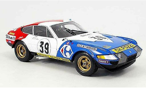 Ferrari 365 GTB/4 1/18 Kyosho no. 39 lm sieger carefour 1972 modellautos