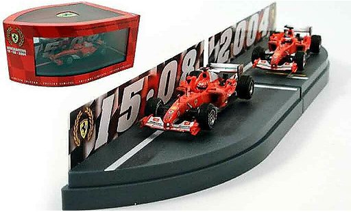 Ferrari F1 F2004 1/43 Hot Wheels Elite konstrukteursweltmeisterschaft 2004 modellautos