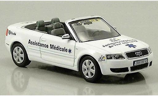 Audi A4 secours 1/43 Norev cabriolet Assistance Medicale modellautos