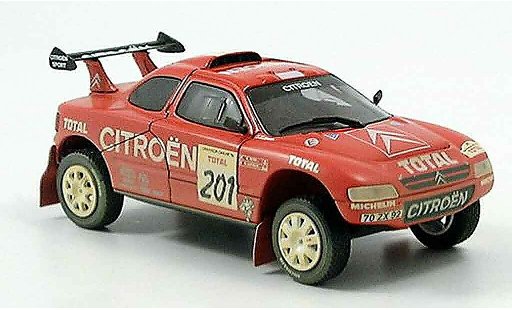 Citroen ZX rallye raid 1/43 Norev dakar avec schmutzeffekt 1996 modellautos