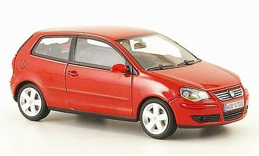 Volkswagen Polo Base 1/43 Minichamps rot modellautos
