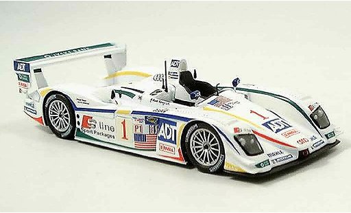 Audi R8 LMP course 1/43 Minichamps 2005 Sieger Sebring Lehto Werner Kristensen modellautos