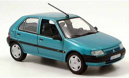 Citroen Saxo Berline 1/43 Norev gr&Atilde;&frac14;n 5 turer 1996 modellautos