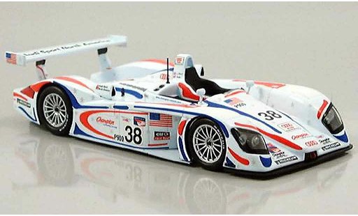 Audi R8 LMP course 1/43 Minichamps 2001 Petit LeMans Road Atlanta Herbert Wallace modellautos
