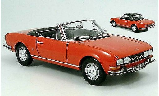 Peugeot 504 Cabriolet 1/18 Norev Cabrio rot 1971 modellautos