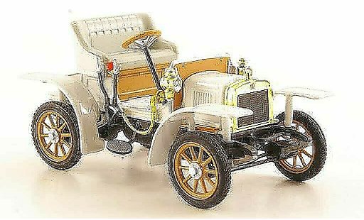 Laurin Klement Voiturette Base 1/43 Abrex Laurin-Klement weiss modellautos