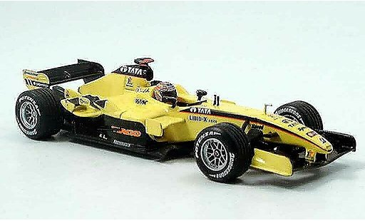 Toyota F1 Jordan 1/43 Minichamps ej 15 d.monteiro dritter platz g.p. usa 2005 modellautos