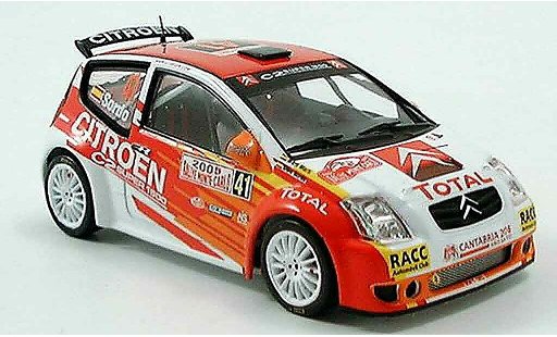 Citroen C2 S1600 1/43 IXO no.41 rallye monte carlo 2005 modellautos