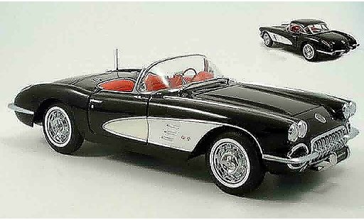 Chevrolet Corvette Convertible 1/18 Autoart C1 schwarz 1959 modellautos