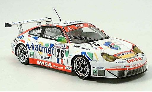 Porsche 911 GT3 RS 1/43 Spark No. 76 Le Mans 2005 modellautos