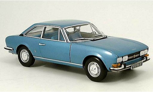 Peugeot 504 coupe 1/18 Norev blau 1971 modellautos