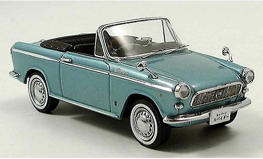 Daihatsu Compagno Berline 1/43 Ebbro Spider blau 1965 modellautos