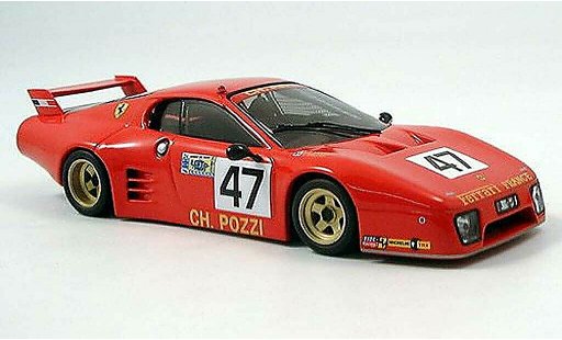 Ferrari 512 BB LM 1/43 IXO No. 47 Ballot Le Mans 1981 modellautos