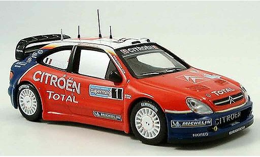 Citroen Xsara WRC 2005 1/43 IXO no.1 loeb elena sieger rallye italien modellautos