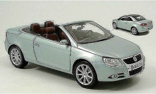 Volkswagen Eos Base 1/18 Norev grau metallisee blau cabriolet-coupe 2006 modellautos