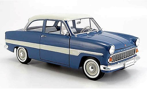 Ford Taunus 12M 1/18 Revell blau/weiss bandes 1962 modellautos