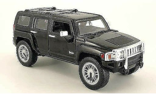 Hummer H3 Base 1/18 Hot Wheels SUV schwarz modellautos