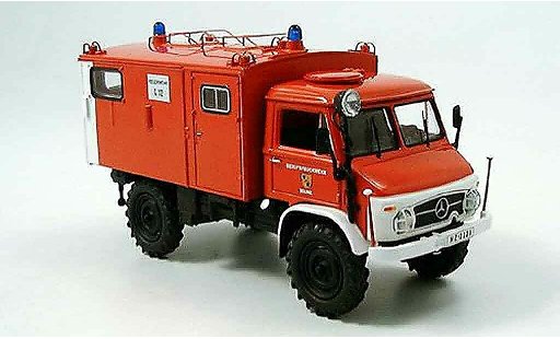 Mercedes Unimog 401-404 1/43 Schuco 404S Funkkoffer pompier modellautos
