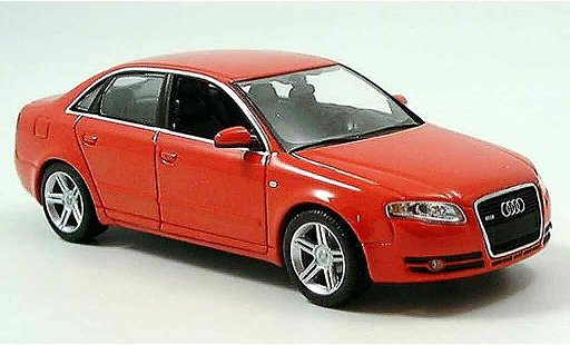 Audi A4 berline 1/43 Minichamps rot 2004 modellautos