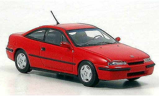 Opel Calibra Base 1/43 Minichamps rot 1991 modellautos